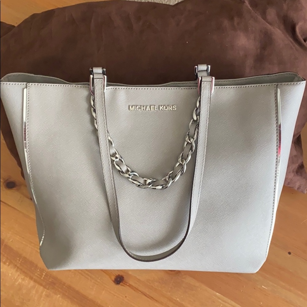 Light Grey MIchael Kors Purse